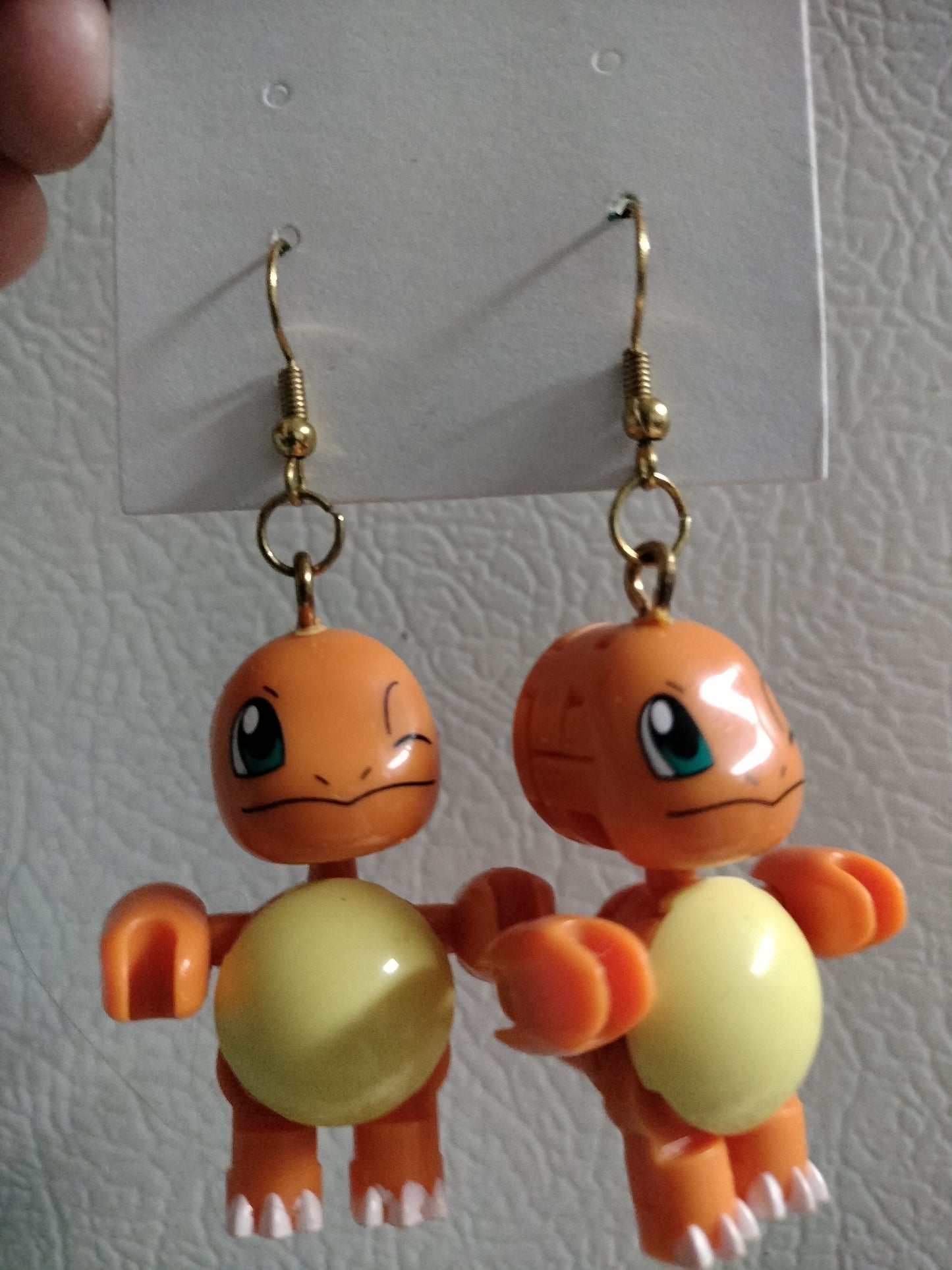 Charmander Lego Earrings