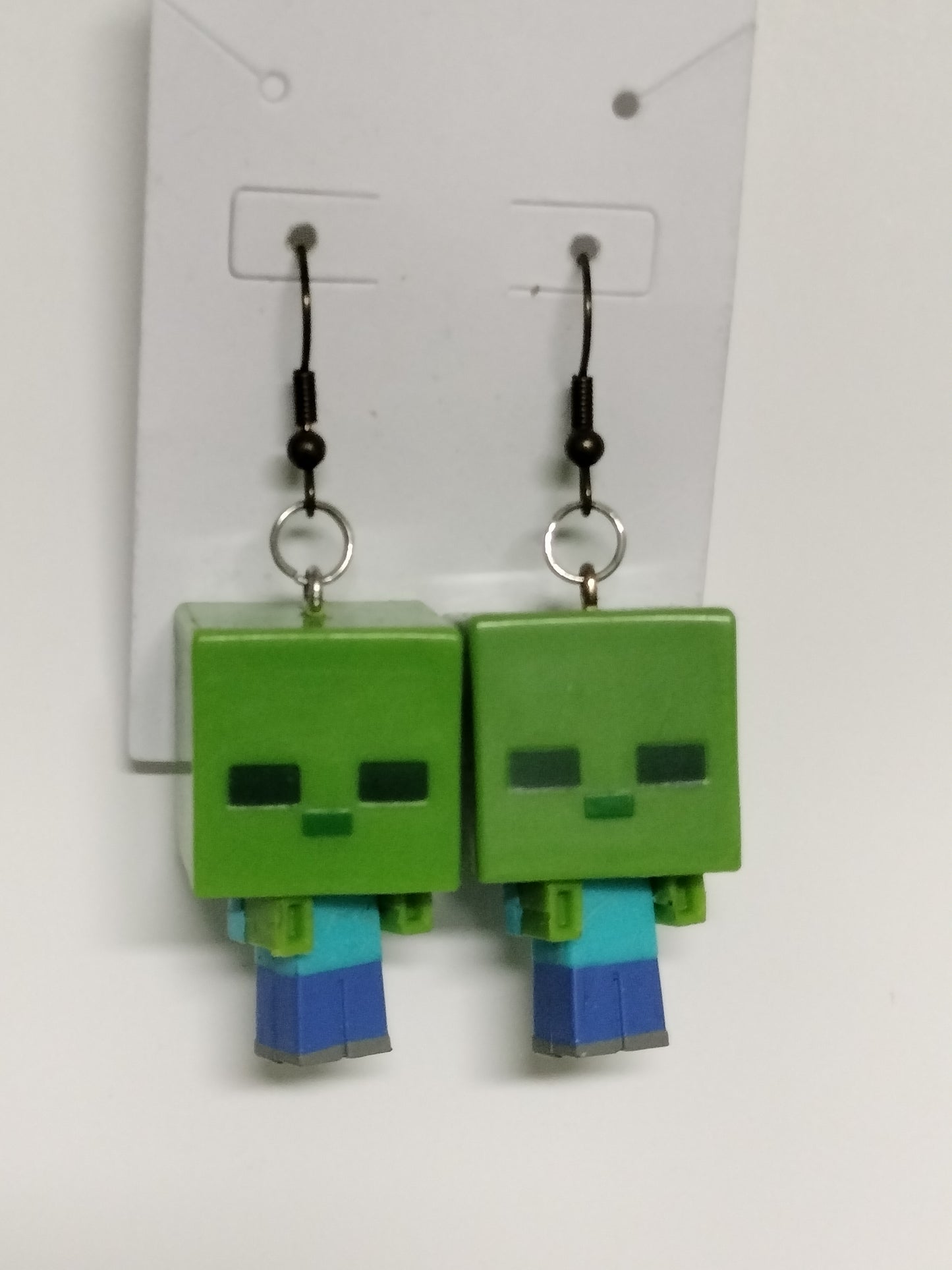 Minecraft Zombie Earrings