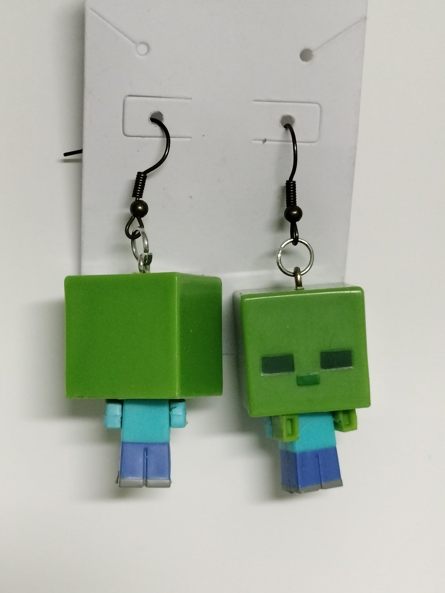 Minecraft Zombie Earrings