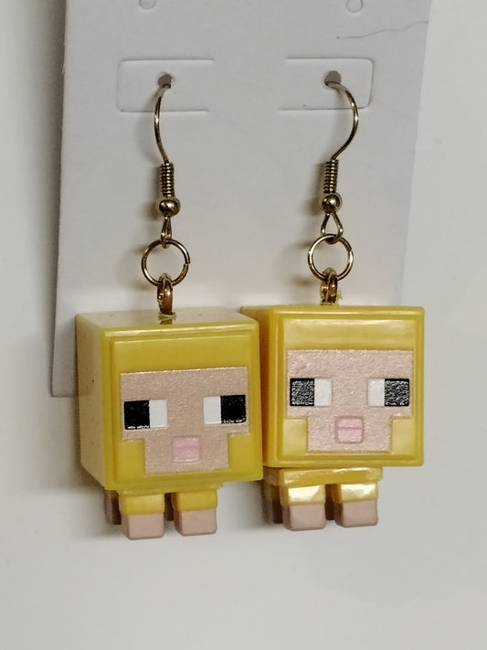 Minecraft Sheep Earrings