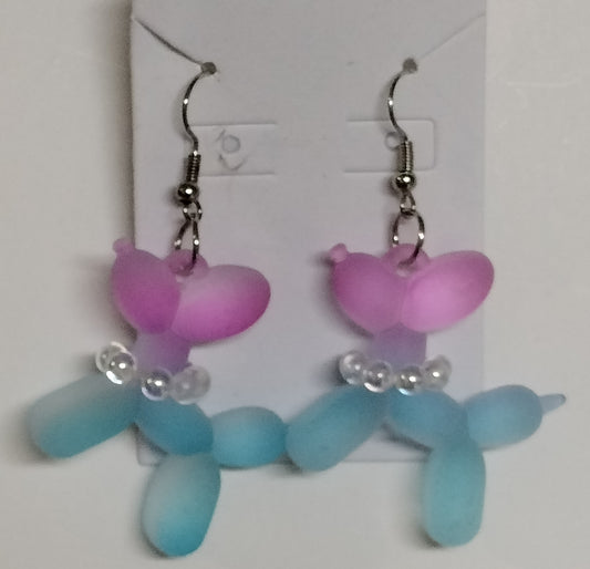 Balloon Dog Earrings