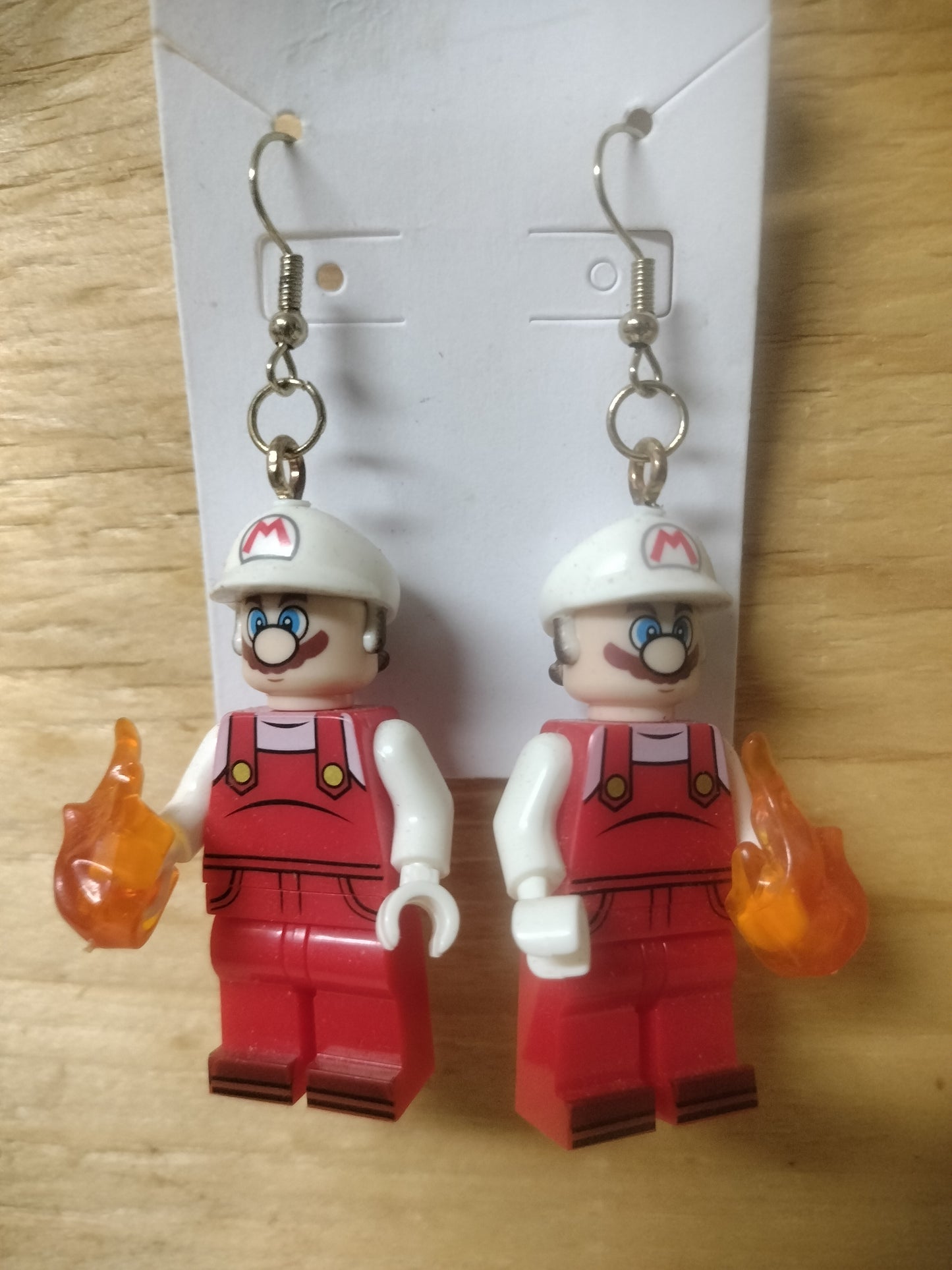 Fire Mario Earrings