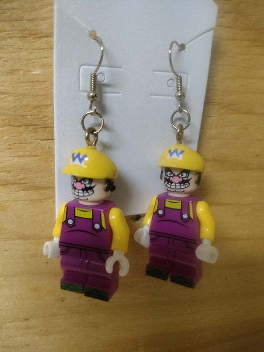 Yellow Wario Earrings